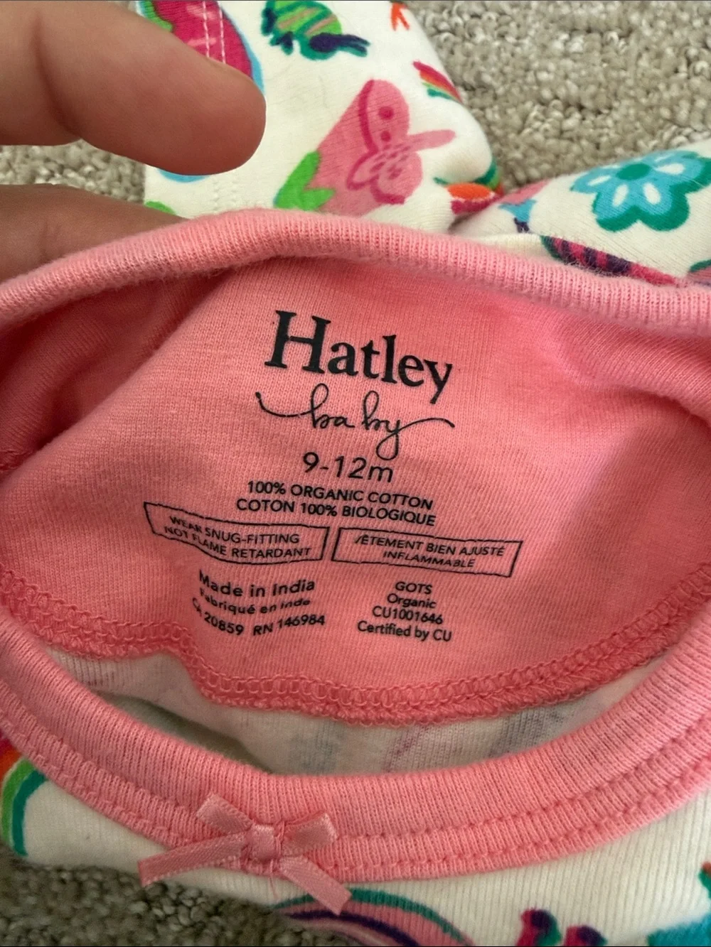 Hatley Baby Bird PJs
